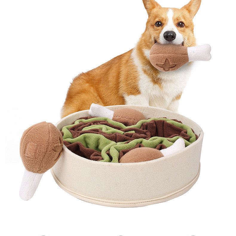 Why Every Dog Owner Needs the Dog Relieving Chicken Leg Bucket Sniff Toys