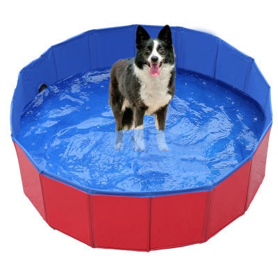 Make a Splash with the Pet Wading Pool Folding Bath Tub!