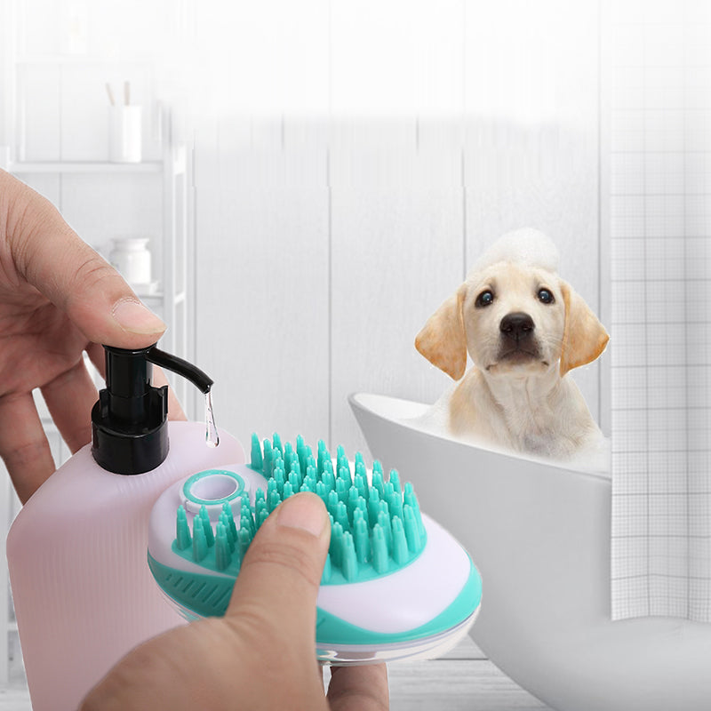 Transform Bath Time with Our Pet Bath Brush Massage Brush Hair Removal