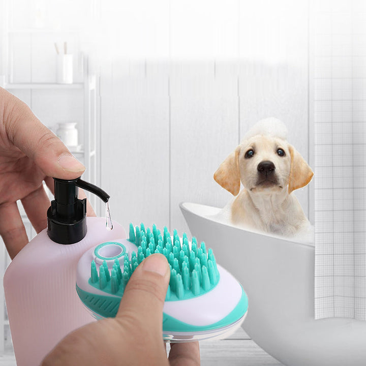 Transform Bath Time with Our Pet Bath Brush Massage Brush Hair Removal