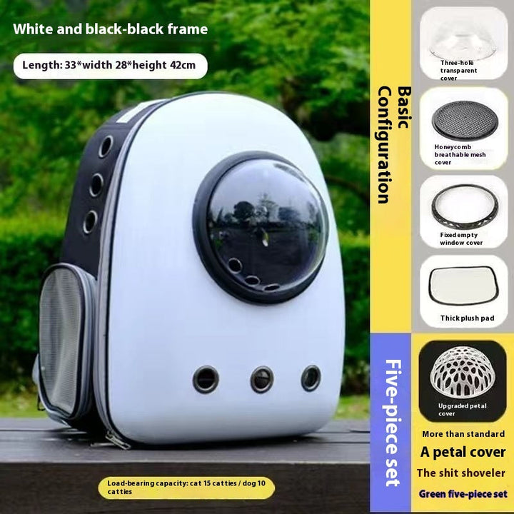 Discover the Plus-sized Space Capsule Pet Backpack