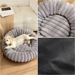 The Ultimate Comfort for Your Furry Friend: High Weight Pet Nest Straight Rabbit Plush Mat