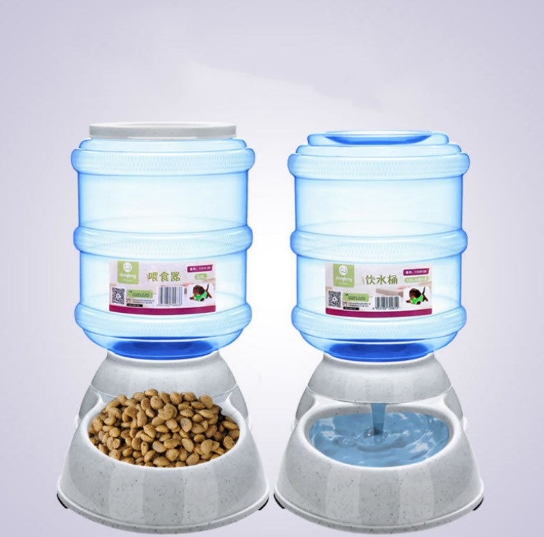 Cats Dogs Automatic Pet Feeder Drinking