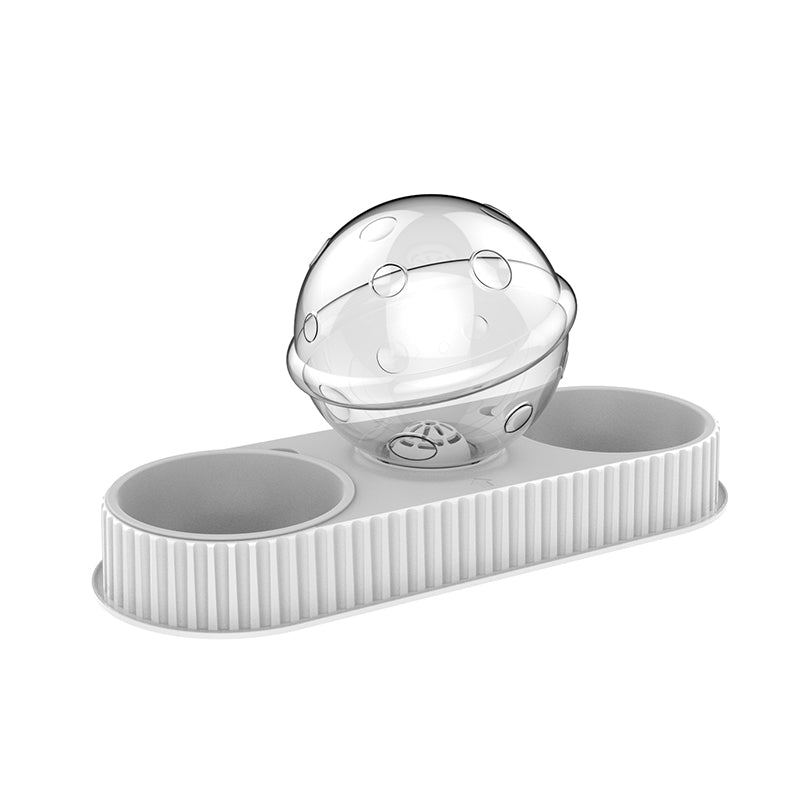 Plastic Pet Feeding Drinkers Cat Automatic Feeder