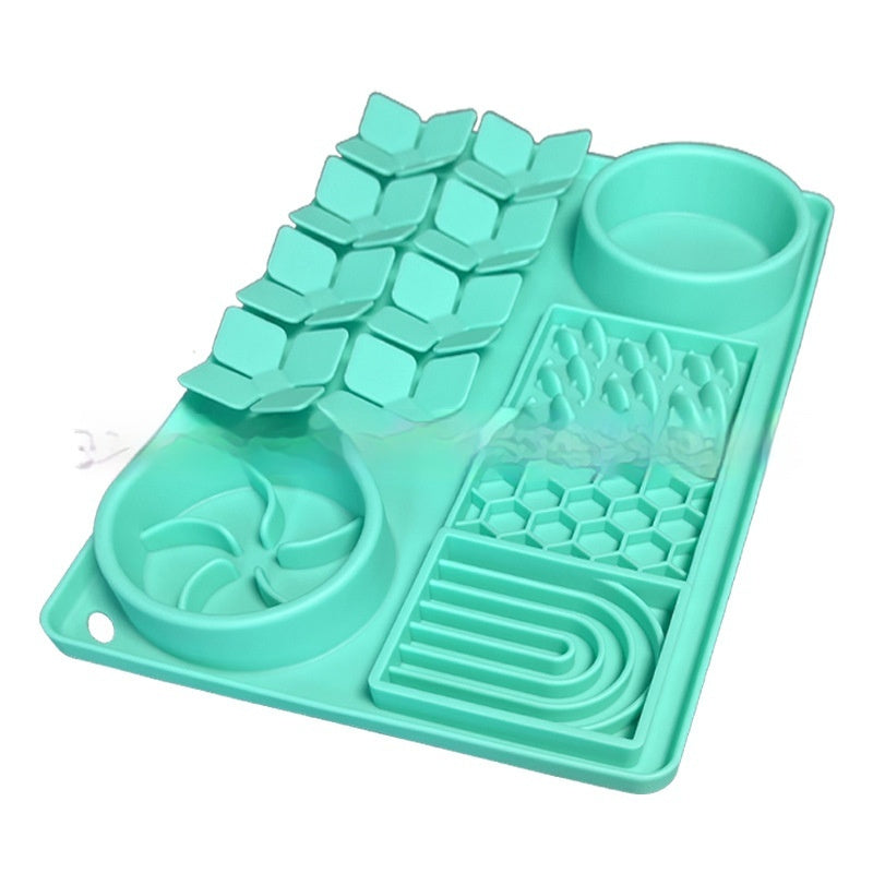 Pet Tableware Slow Food Suction