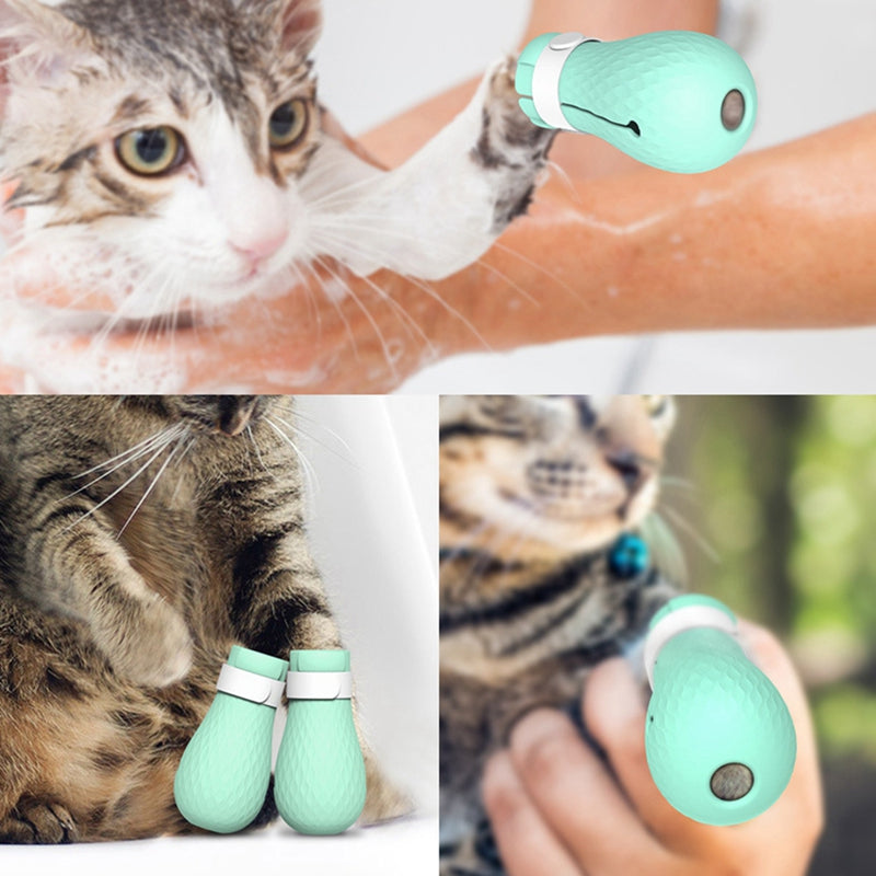 Wash cat feet set cat bath supplies