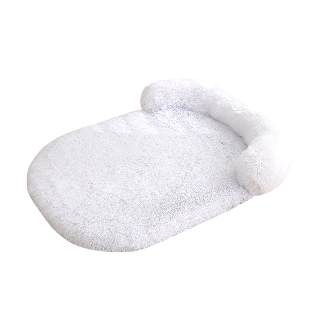 Plush Doghouse Cathouse Pet Bed