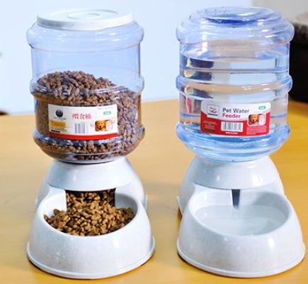 Cats Dogs Automatic Pet Feeder Drinking