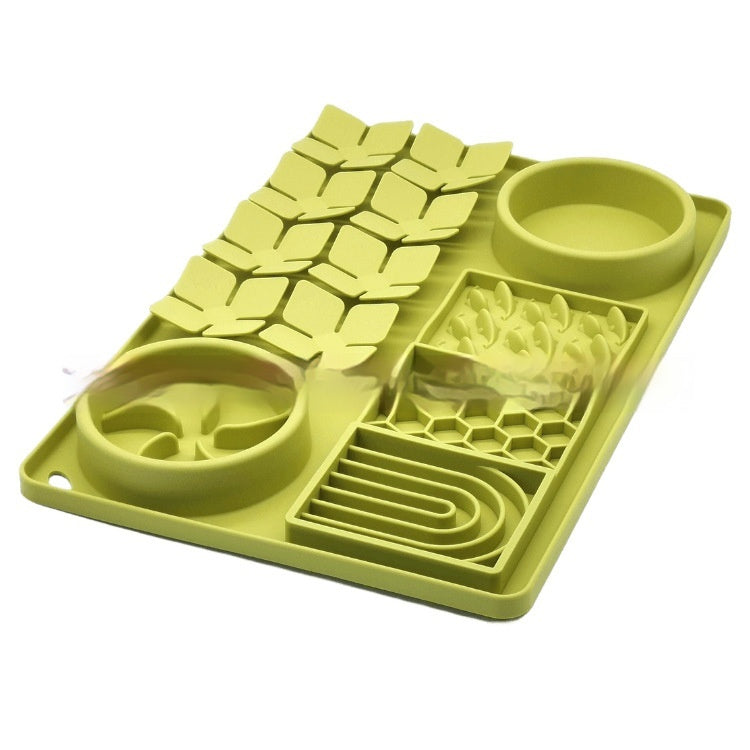 Pet Tableware Slow Food Suction
