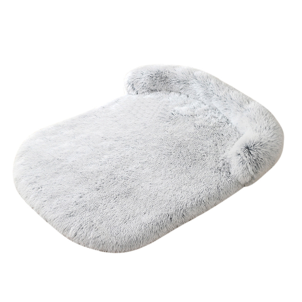 Plush Doghouse Cathouse Pet Bed