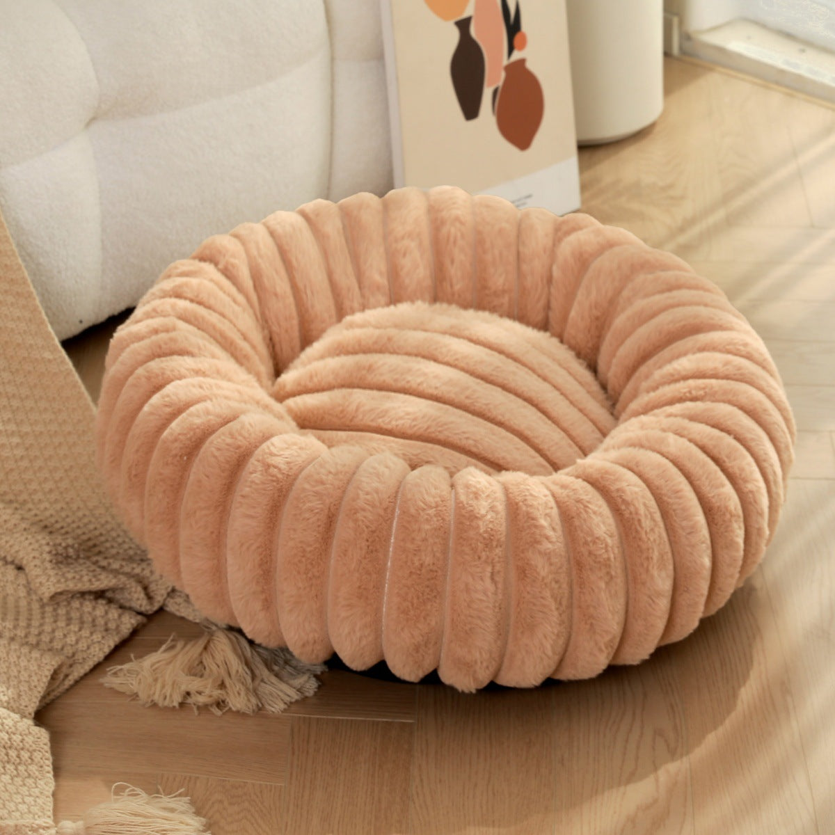 High Weight Pet Nest Straight Rabbit Plush Mat