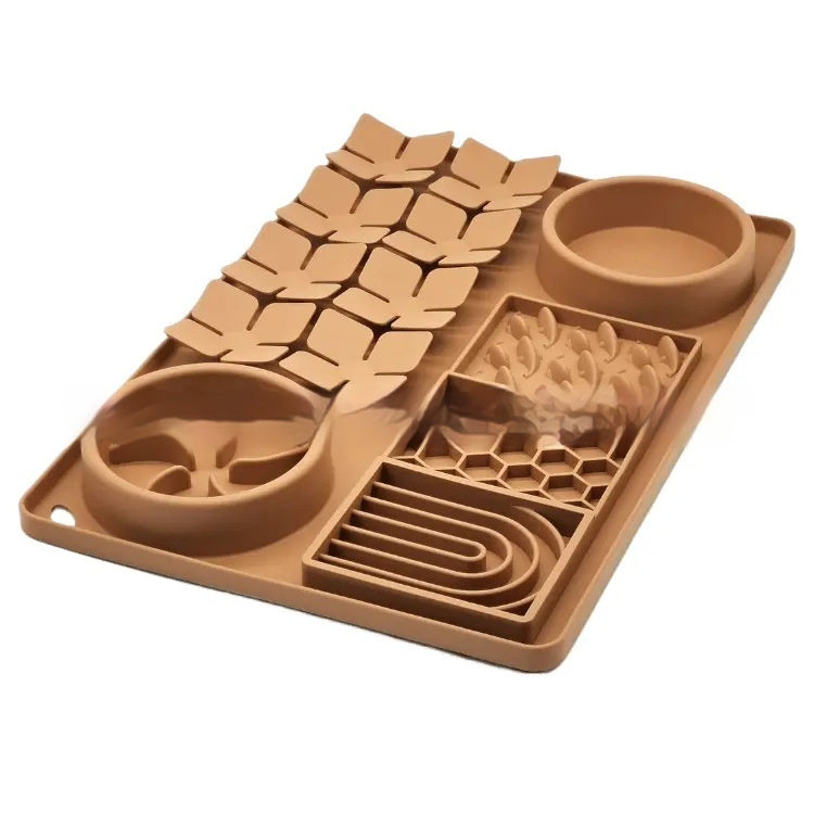 Pet Tableware Slow Food Suction