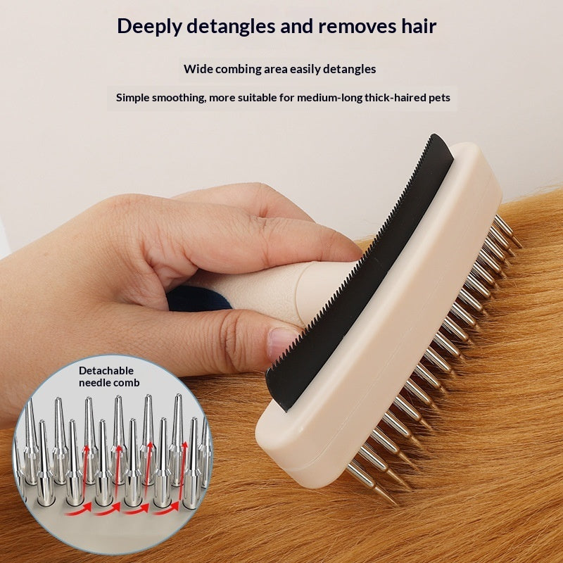 Pet Grooming Brush For Removing Loose