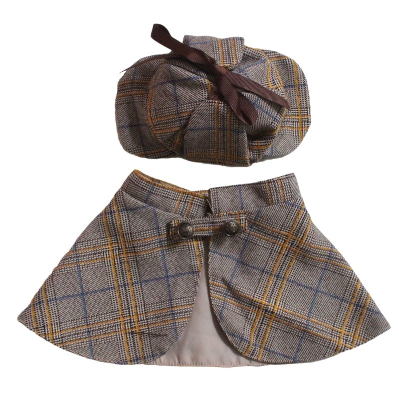Cloak Hat Suit Funny Cat Dog Clothes