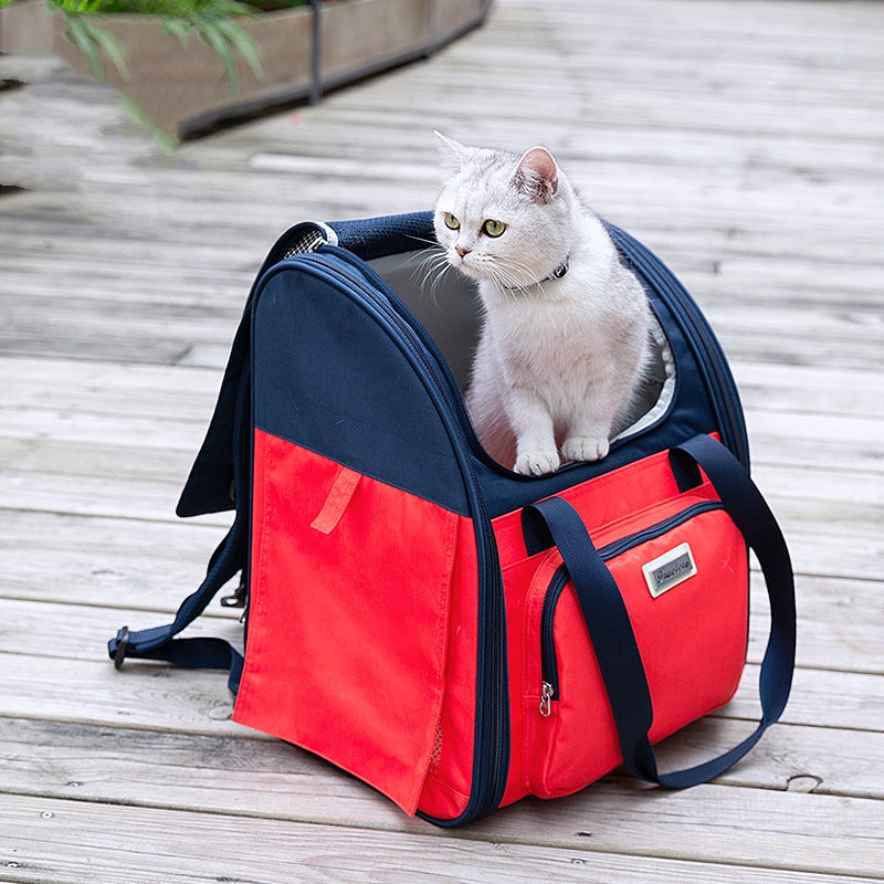 Pet Puppy Cat Breathable Backpack