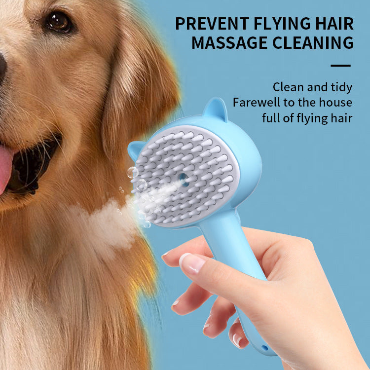 Hair Cleaning Brush With Mist Cat Grooming Brush