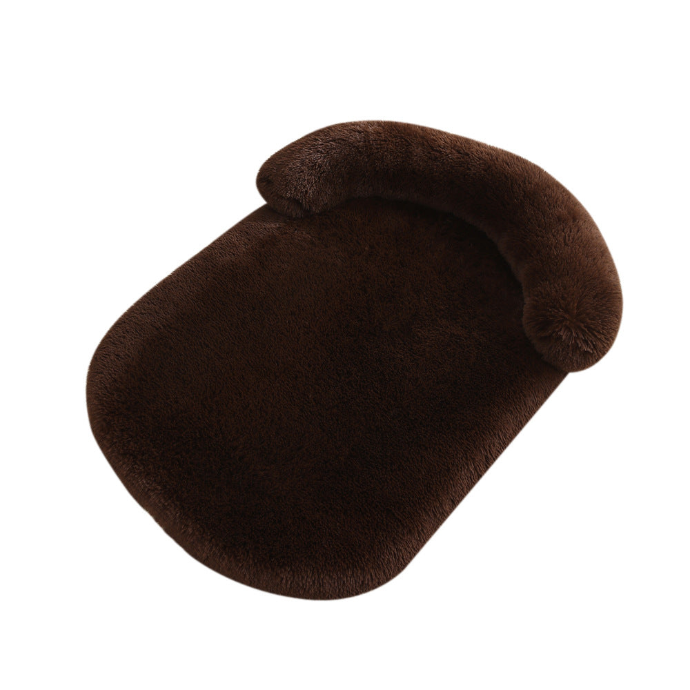 Plush Doghouse Cathouse Pet Bed