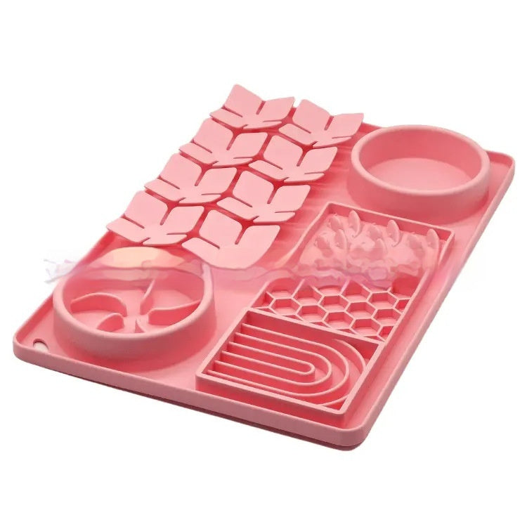 Pet Tableware Slow Food Suction
