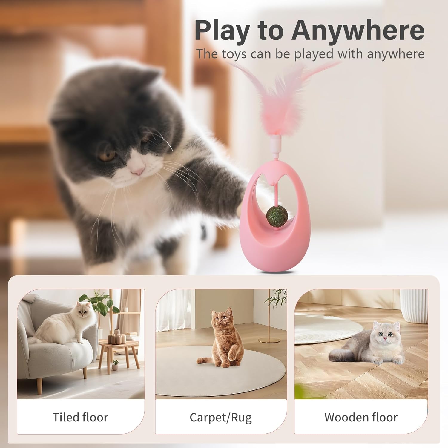 Catnip Toys For Cats Tumbler Cat Toy