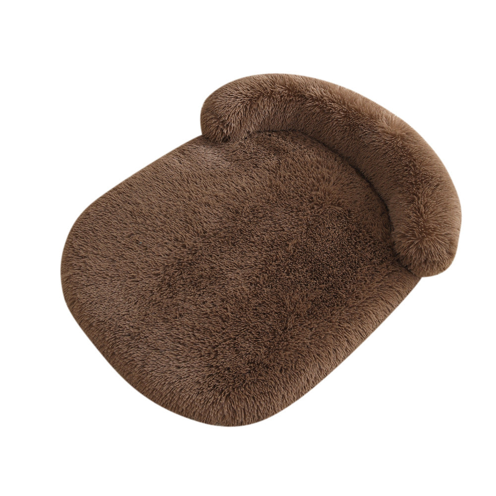 Plush Doghouse Cathouse Pet Bed